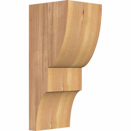 Ridgewood Smooth Corbel, Western Red Cedar, 5 1/2W X 6D X 14H